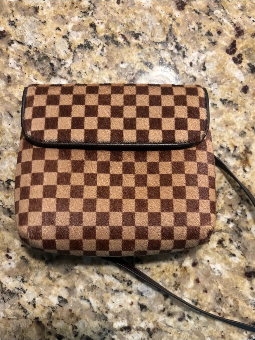 Louis Vuitton Damier Sauvage Gazelle shoulder bag